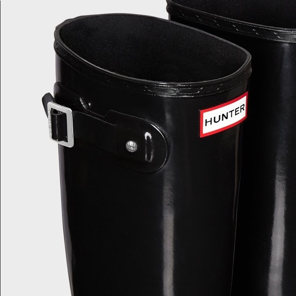 Hunter Women's Original Tall Gloss Rain Boots - Picture 4 of 7